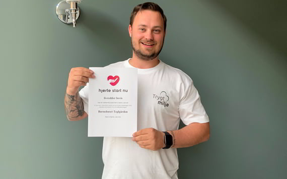 TrygtMiljø støtter med hjertestarter TrygtMiljø støtter med hjertestarter